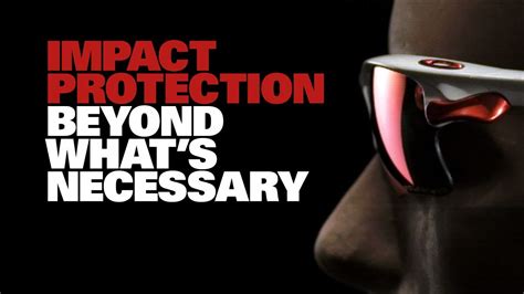 oakley impact test video|Oakley Impact Protection: Beyond What's Necessary .